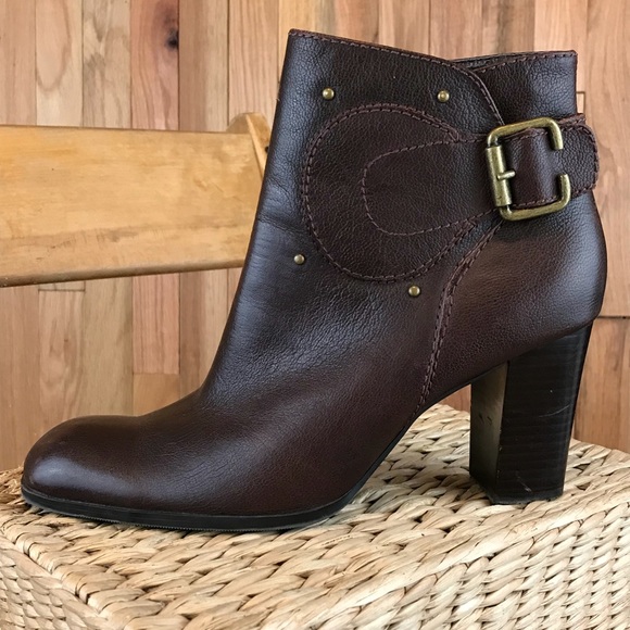 a.n.a Shoes - a.n.a. brown leather ankle boots